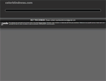 Tablet Screenshot of colorblindness.com